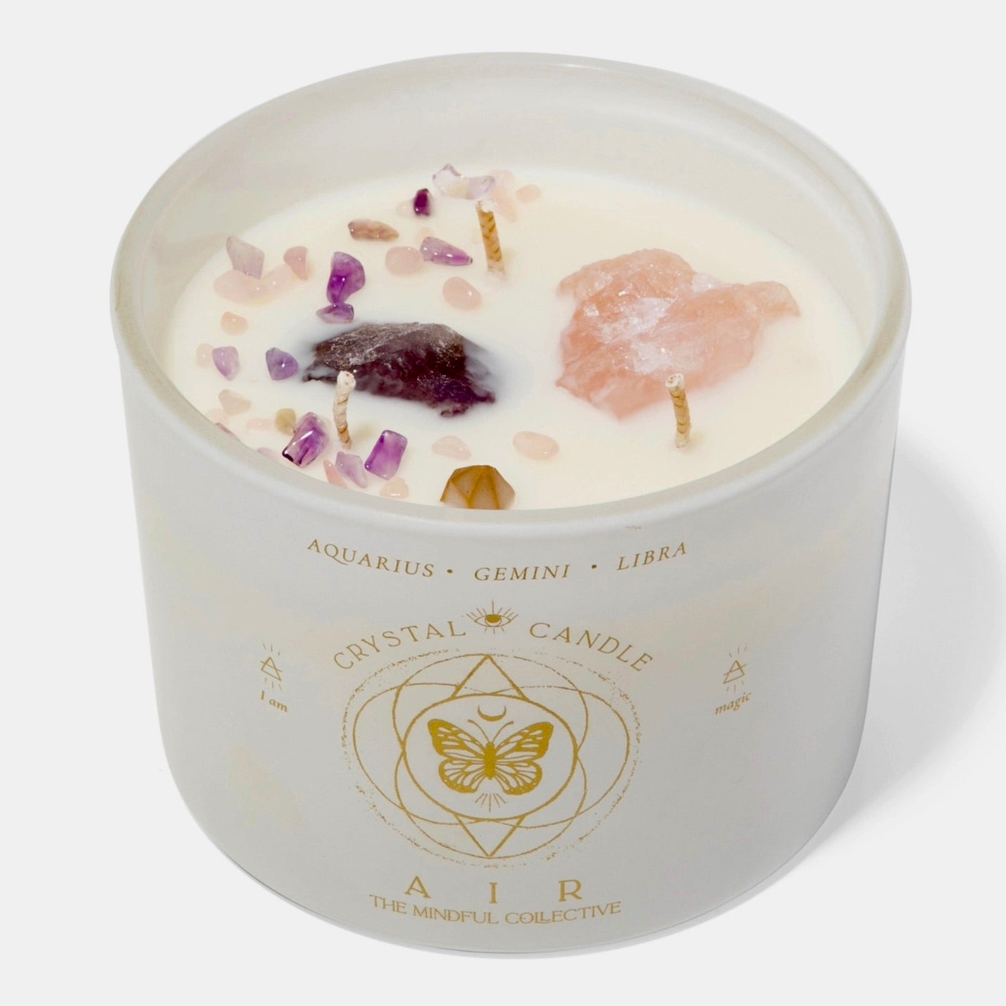 Air Element Crystal Candle
